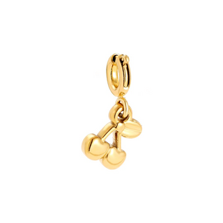 Tiny Charm Chunky Little Cherry | Gold