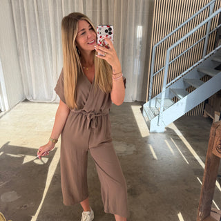 Classy Jumpsuit - Taupe