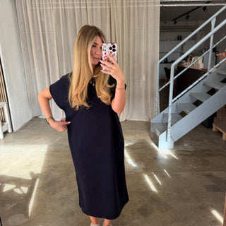 Oversize Kleid Molly - Dunkelblau