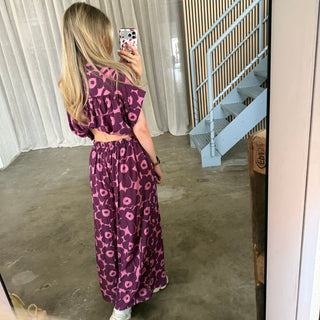 Bluse Amalfi Bloom - Berry