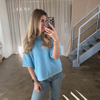 Cute Back Oberteil - Blau