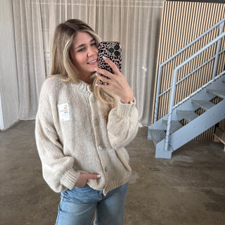 Believe Strickjacke - Beige