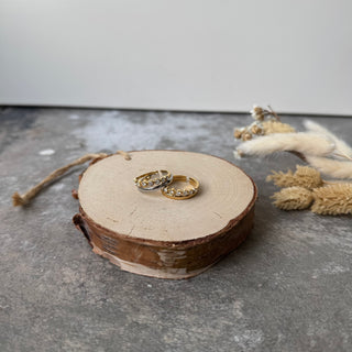 Diamond Row Ring | Gold