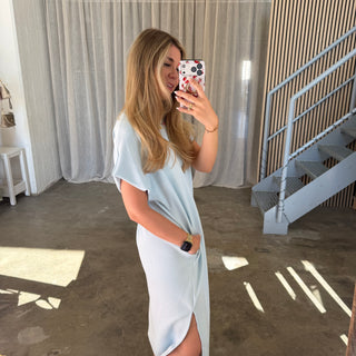 Oversize Kleid Molly - Light Blue