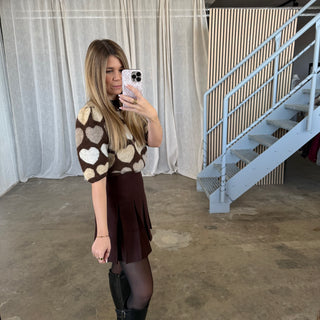 Plissee Rock - Espresso