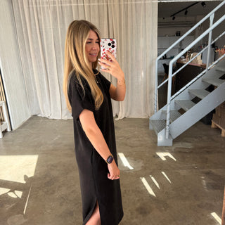Oversize Kleid Molly - Schwarz