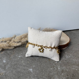 Big Bloom Armband | Gold