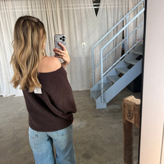 Strickshirt Zoe - Espresso