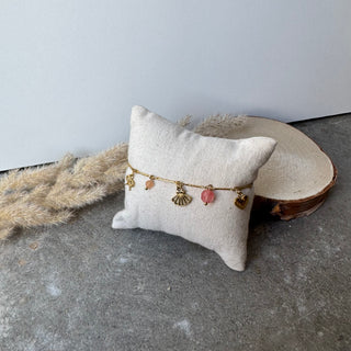 Bow & Beach Armband | Gold