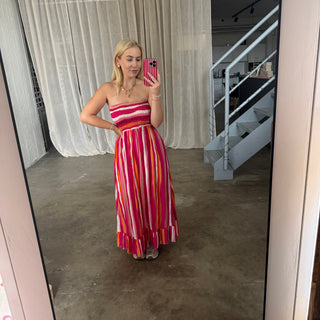 Sommerkleid Amalfi - Rot