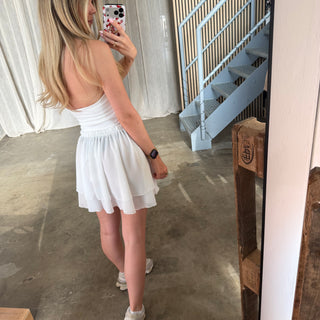 Soft Flow Shorts - Weiß