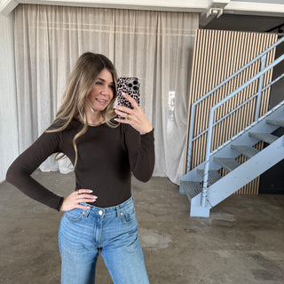 Sheer Longsleeve - Espresso