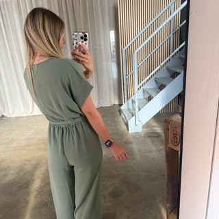 Classy Jumpsuit - Olive