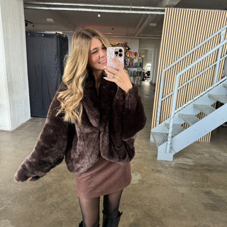 Big Bear Felljacke Espresso