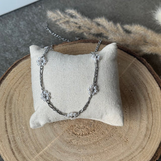 Cute Bloom Kette | Silber