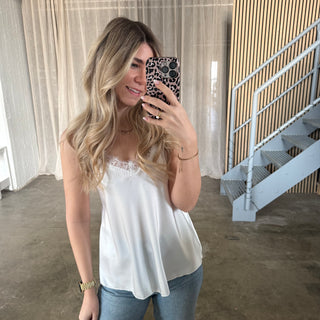 Shiny Top - Weiß