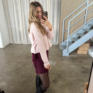 Strickjacke Shorty - Rosa (Match)