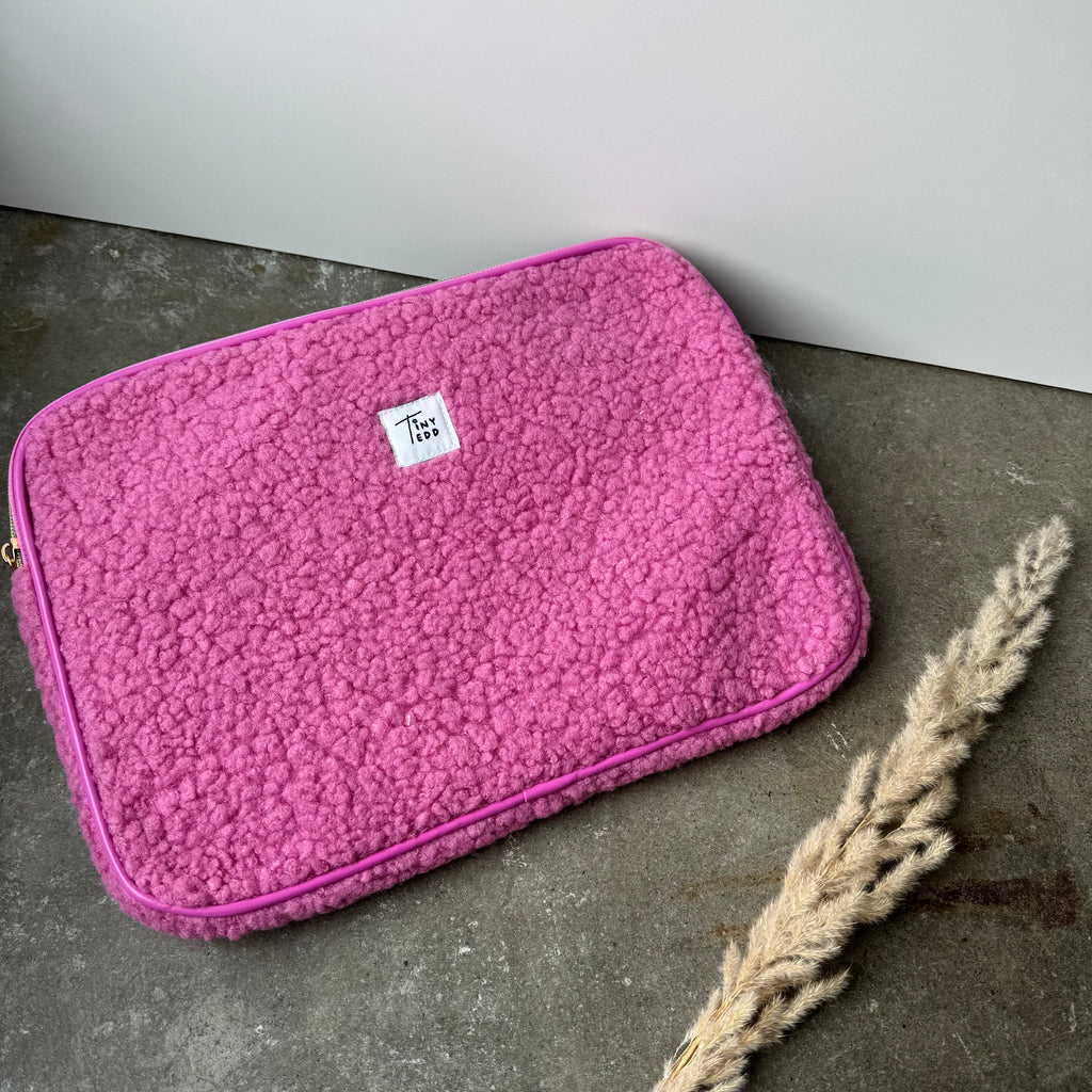 Fluffy Laptop Case - Farbe Pink – TinyTedd