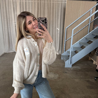 Believe Strickjacke - Beige