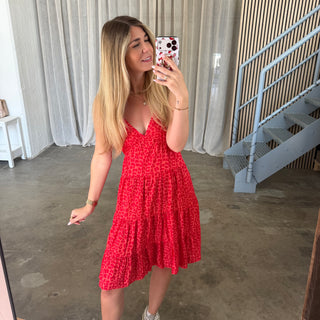 Sommerkleid Amy - Leo Rot