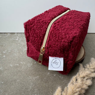 TINYTEDD Fluffy Kosmetiktasche Federmäppchen - Berry