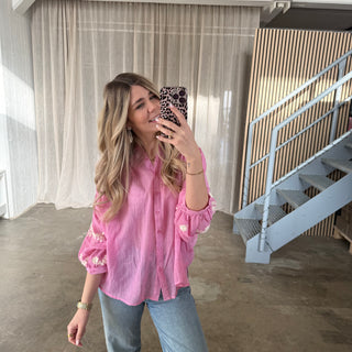Flora Bluse - Pink