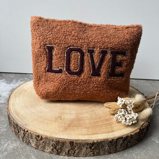 Fluffy Autumn Kosmetiktasche - Camel