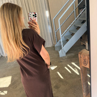 Oversize Kleid Molly - Espresso