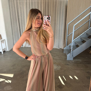 Neckholder Top Ibiza - Beige
