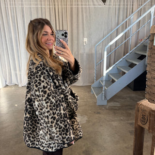 Oversized Teddy Jacke - LeoLeo