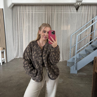 Normalsize Teddy Jacke - Leo Taupe