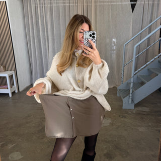 Blusen Rock - Taupe