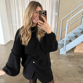 Chunky Pulli - Schwarz