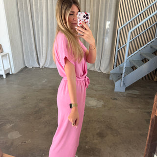 Classy Jumpsuit - Pink