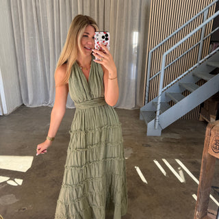 Kleid Stella - Olive