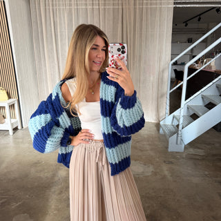 Strickjacke Lima - Blau