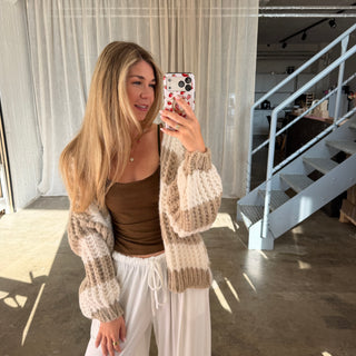 Strickjacke Lima - Beige