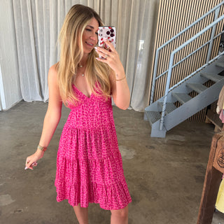 Sommerkleid Amy - Leo Pink