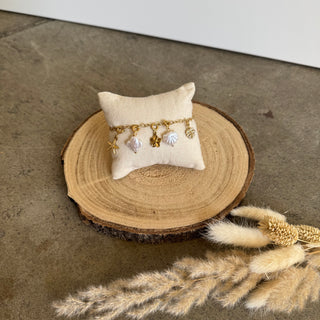 Tiny Charms Armband | Gold