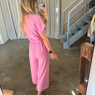 Classy Jumpsuit - Pink