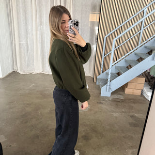 Herbst Jacke - Celine (XS-M) - Olive