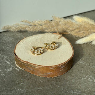 Lani Pearls Creolen | Gold