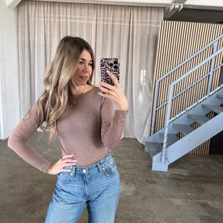 Sheer Longsleeve - Hell Taupe