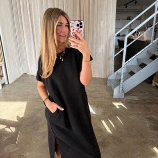 Oversize Kleid Molly - Schwarz