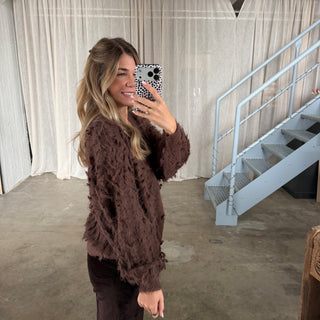 Strickjacke Lexi - Braun