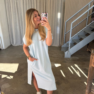 Oversize Kleid Molly - Light Blue