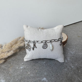 Ocean Flower Armband | Silber
