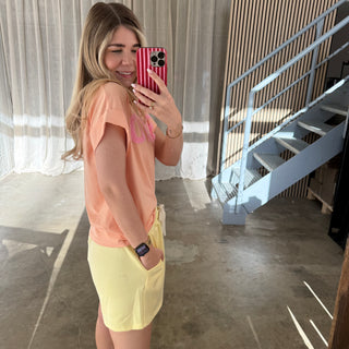 SOHO Shorts - Butter Yellow