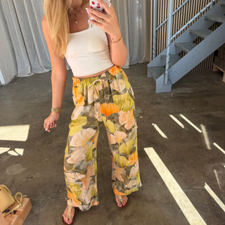 Sommerhose Tropical - Grün