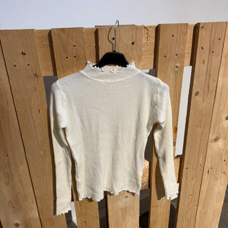 Ripped Longsleeve Rüschen (neu)